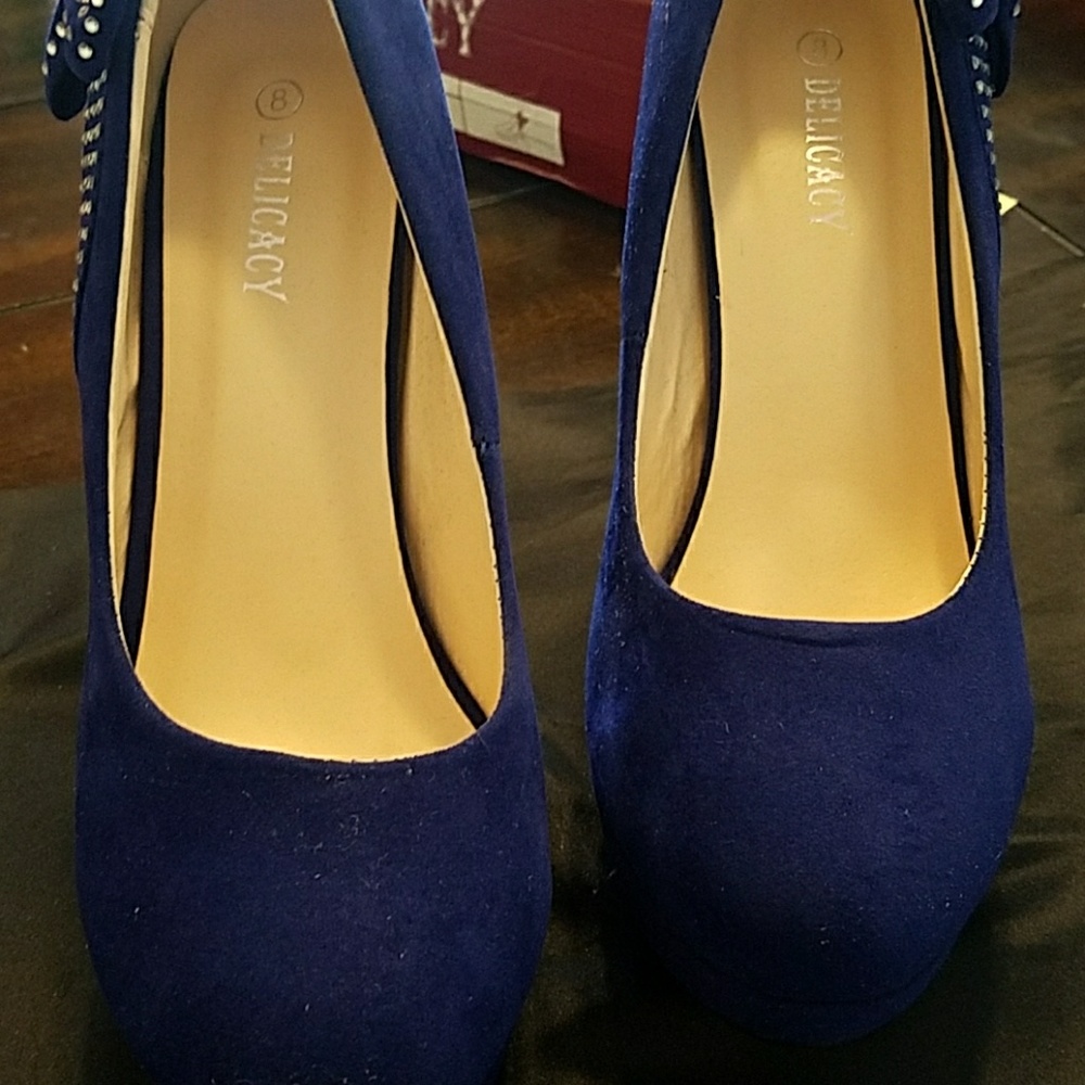 Blue heels